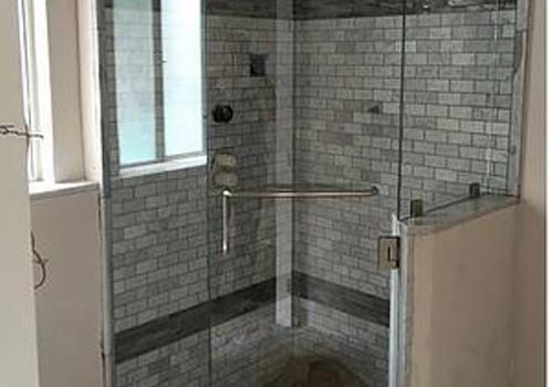 shower glass door