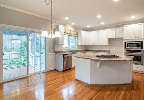 interior of a kitchen