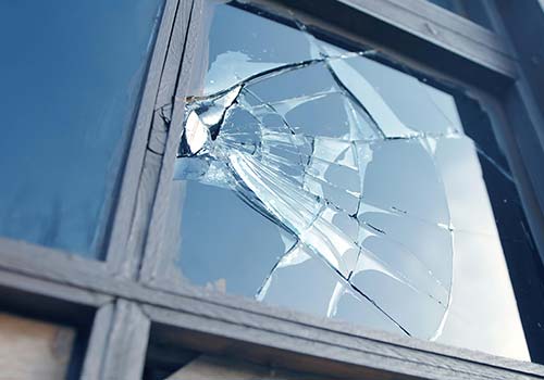 broken window