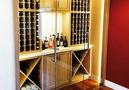 wine room door
